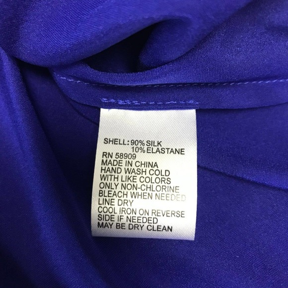 ANTONIO MELANI Royal Blue Sleeveless Blouse - Picture 6 of 9